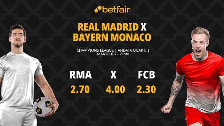 Real Madrid-Bayern Monaco