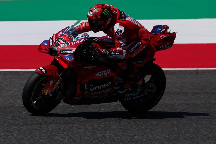 Pecco Bagnaia della Ducati