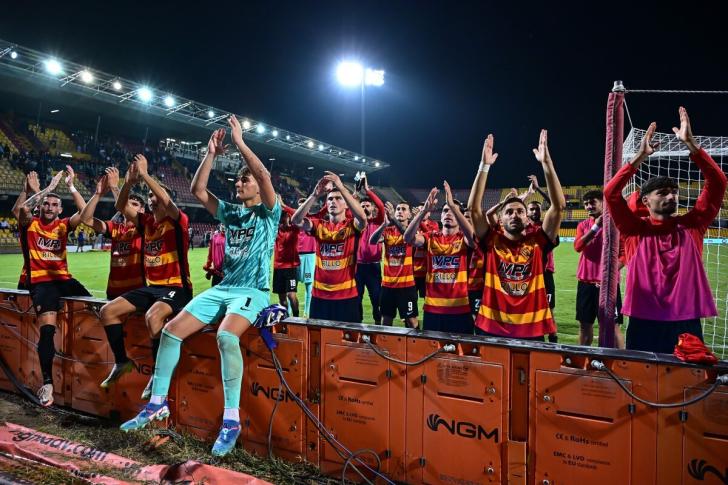 Il Benevento celebra una vittoria
