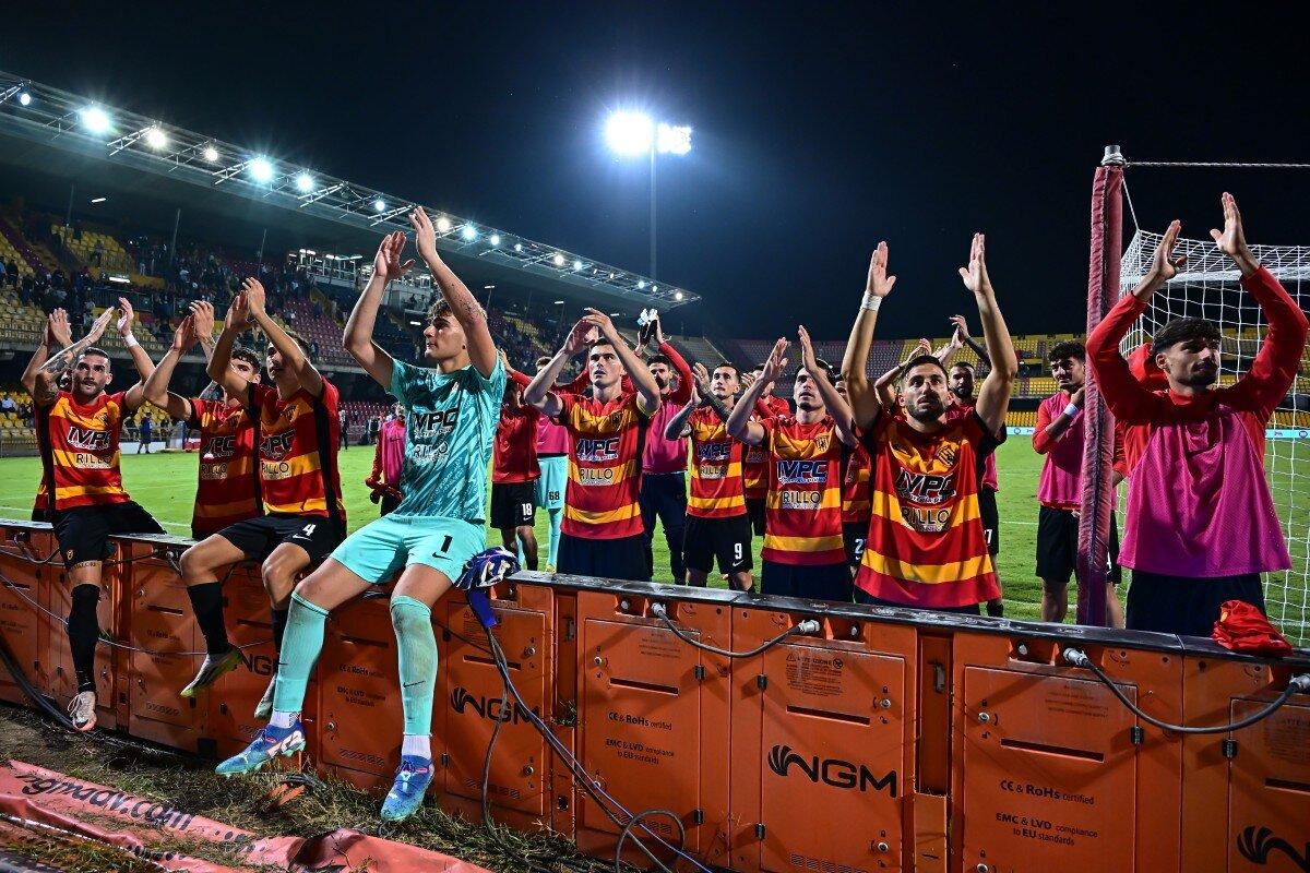 Il Benevento celebra una vittoria