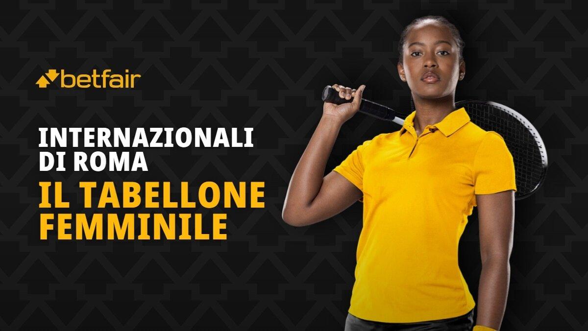 Internazionali di Roma Tabellone femminile