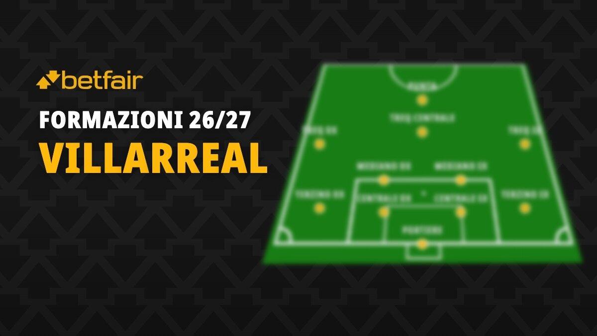 La formazione del Villarreal per la stagione 2026-2027
