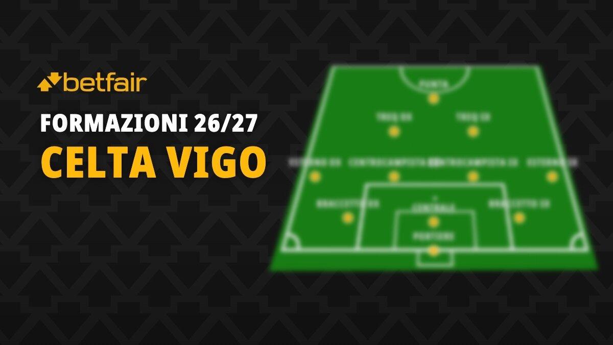 La formazione del Celta di Vigo per la stagione 2026-2027