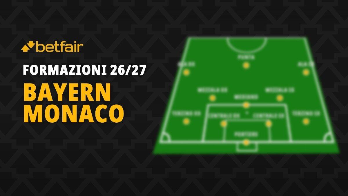 La formazione del Bayern Monaco per la stagione 2026-2027