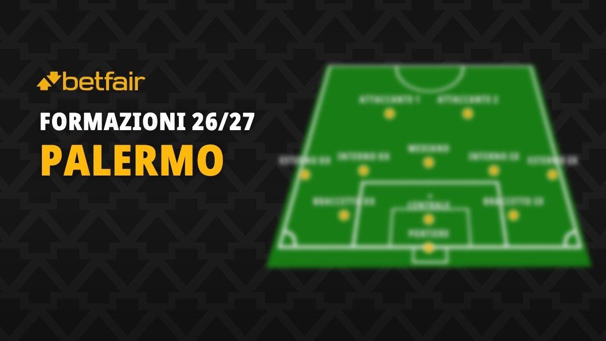 La formazione del Palermo per la stagione 2026-2027