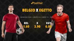 pronostico Belgio Egitto