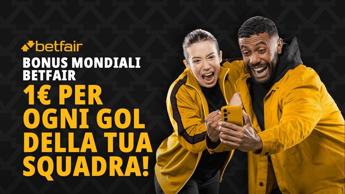 Bonus mondiale Betfair