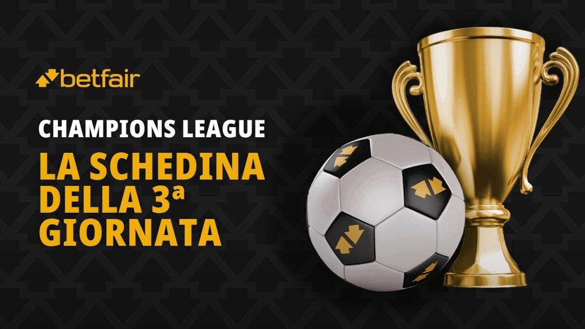Schedina Champions League 20-21 ottobre