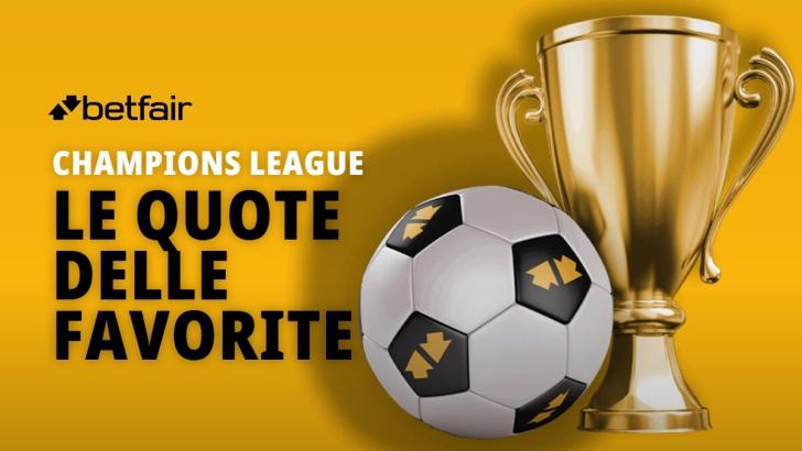 Le quote antepost sulle favorite per la vittoria della Champions League