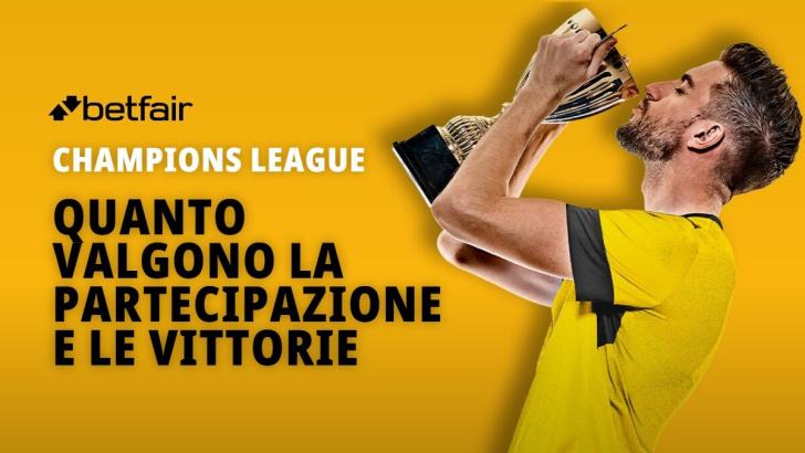 Quanto vale partecipare alla Champions League e quanto si guadagna con le vittorie e passaggi del turno