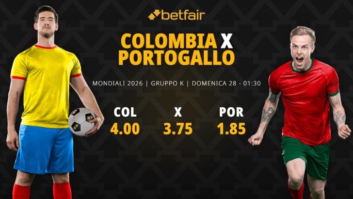 Colombia-Portogallo