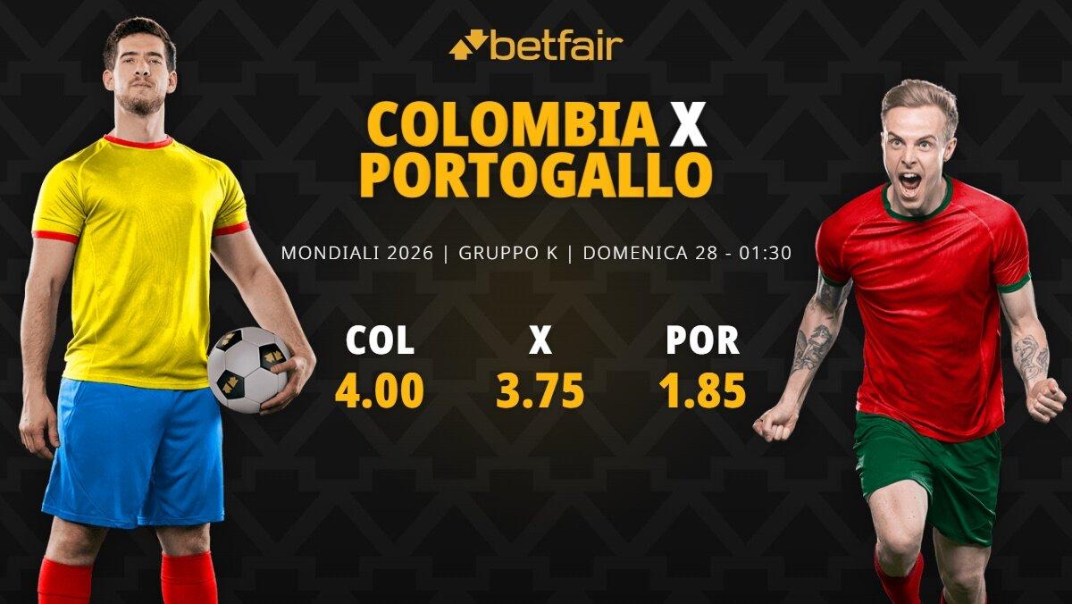 Colombia-Portogallo
