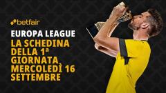 Schedina Europa League 16 settembre 