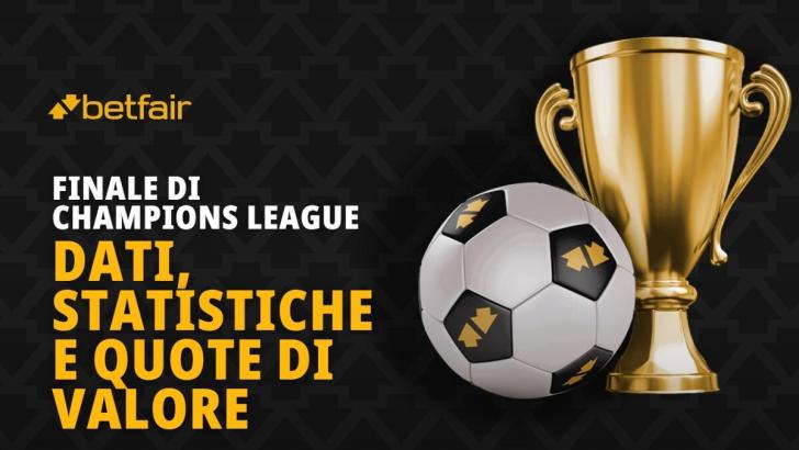Statistiche finale Champions League