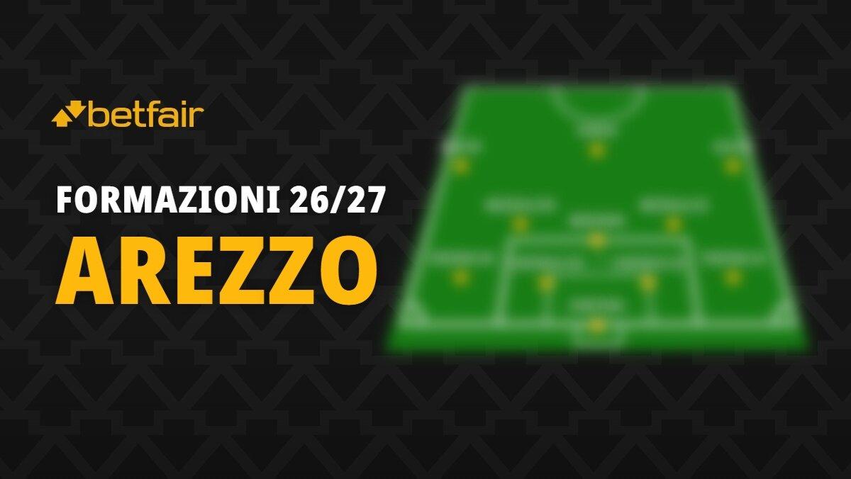 La formazione dell'Arezzo per la stagione 2026-2027