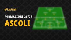 La formazione dell'Ascoli per la stagione 2026-2027