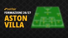 La formazione dell'Aston Villa per la stagione 2026-2027