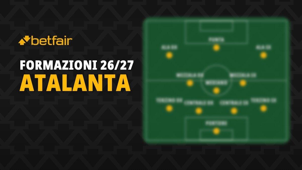 La formazione dell'Atalanta per la stagione 2026-2027
