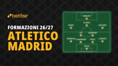 La formazione dell'Atletico Madrid per la stagione 2026-2027