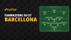 La formazione del Barcellona per la stagione 2026-2027
