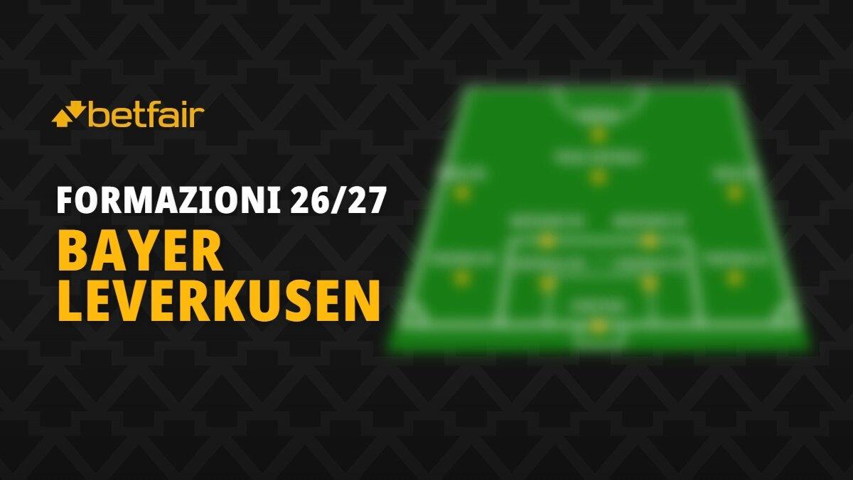 La formazione del Bayer Leverkusen per la stagione 2026-2027