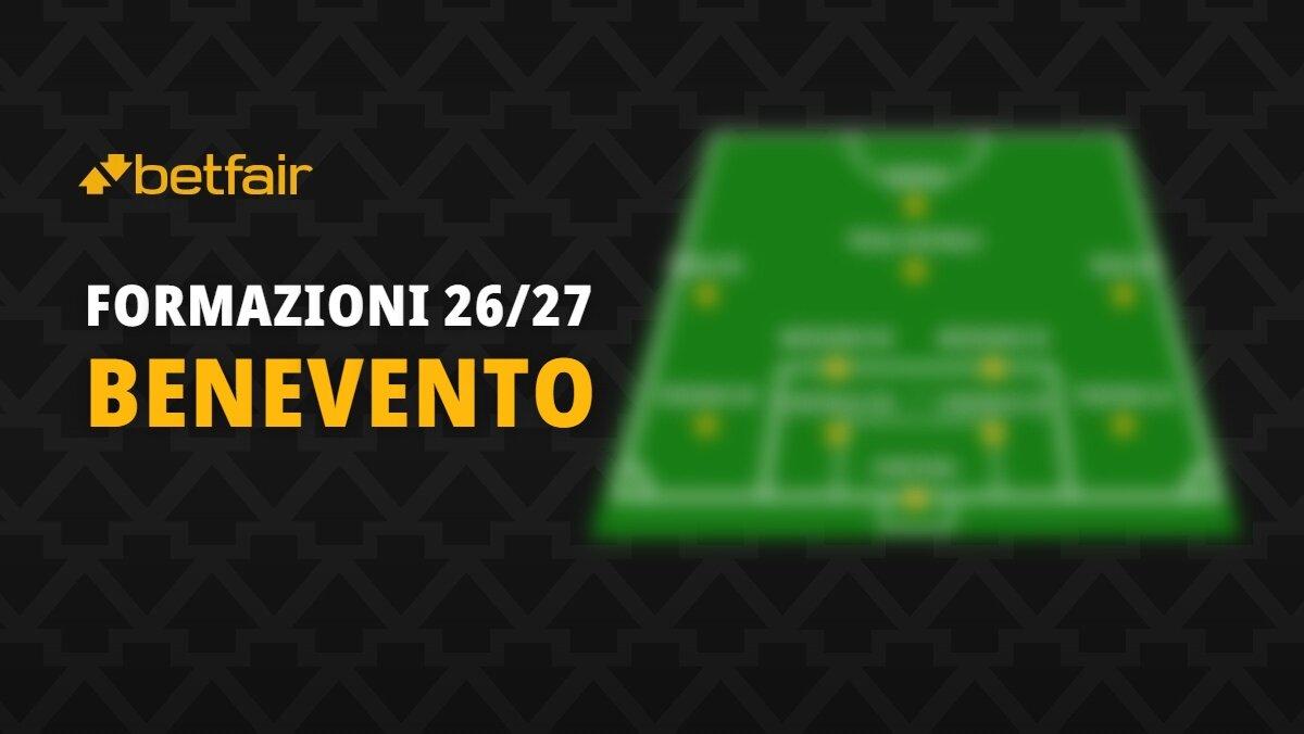 La formazione del Benevento per la stagione 2026-2027