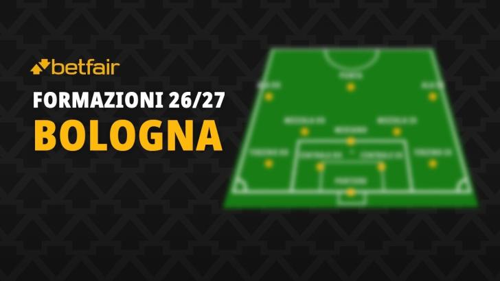 La formazione del Bologna per la stagione 2026-2027