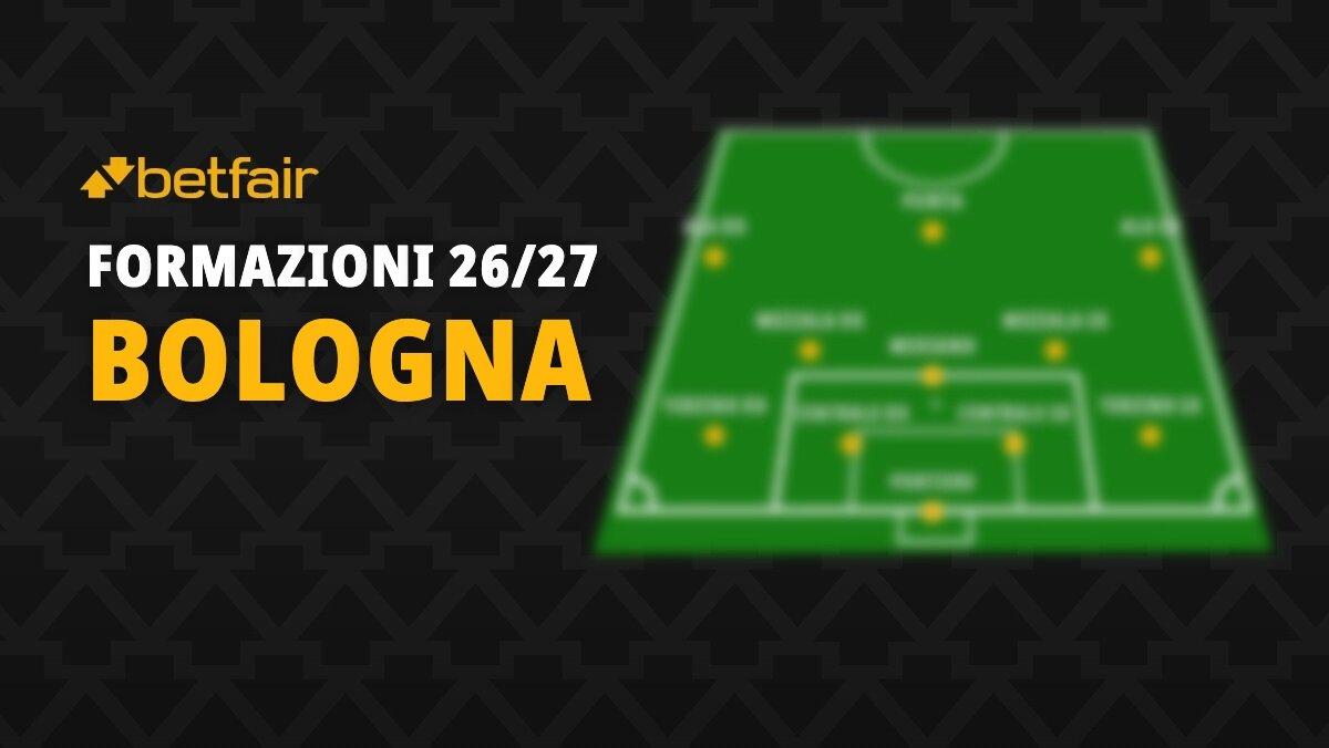 La formazione del Bologna per la stagione 2026-2027