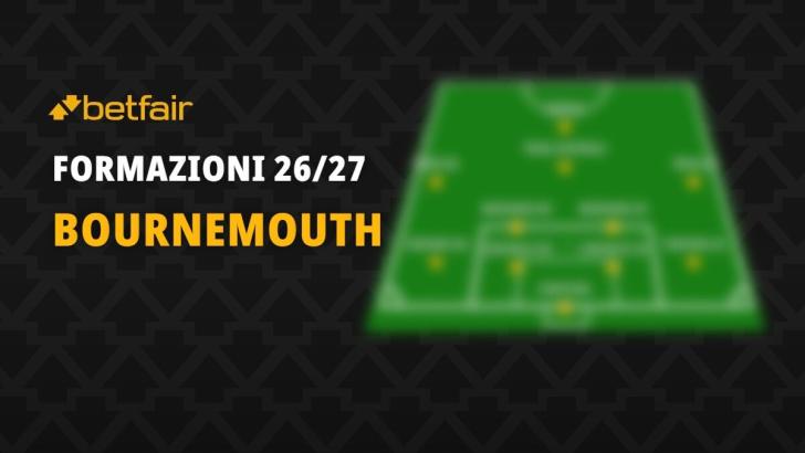 La formazione del Bournemouth per la stagione 2026-2027