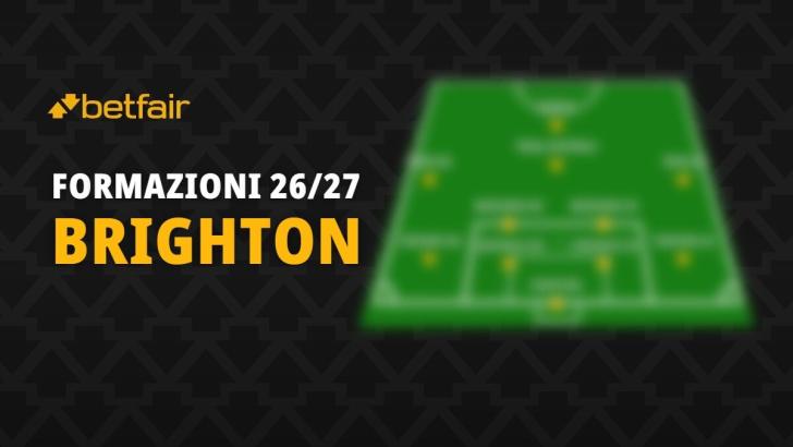 La formazione del Brighton & Hove Albion per la stagione 2026-2027