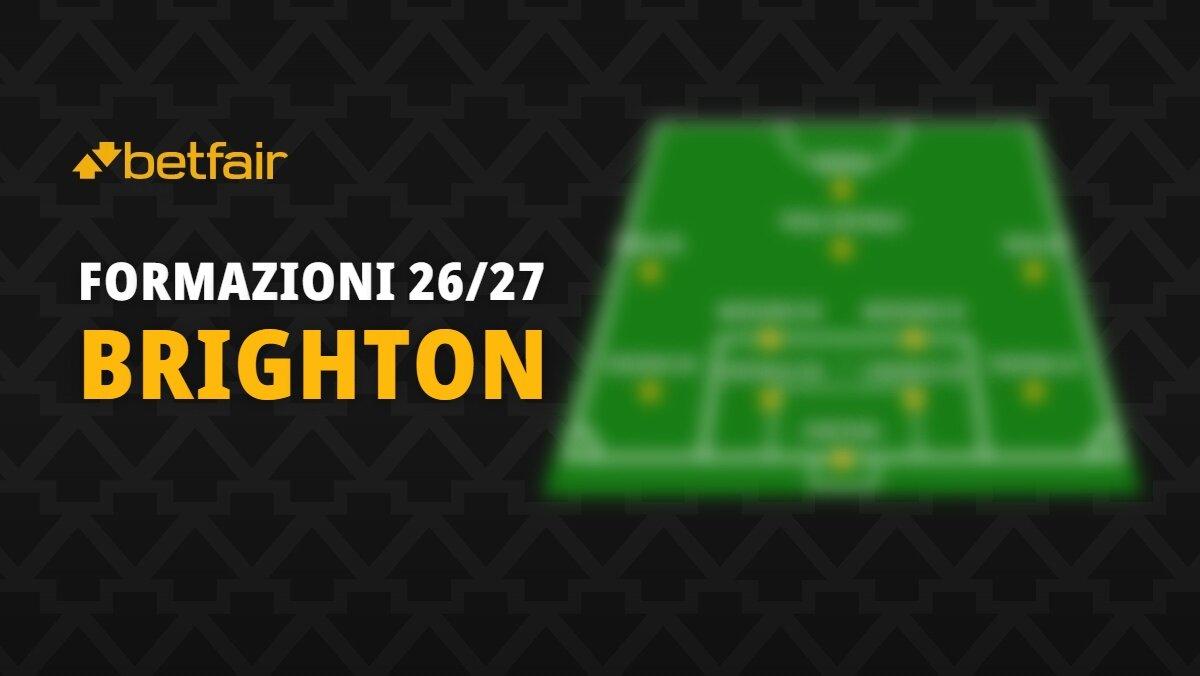 La formazione del Brighton & Hove Albion per la stagione 2026-2027