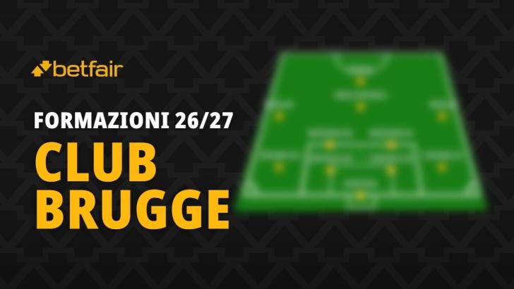 La formazione del Club Brugge per la stagione 2026-2027