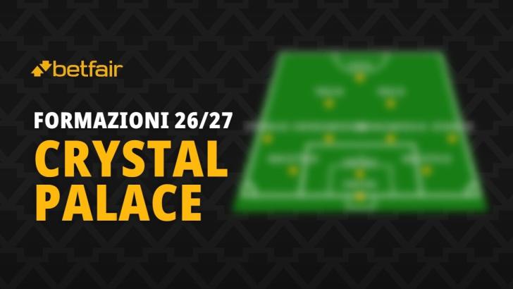 La formazione del Crystal Palace per la stagione 2026-2027
