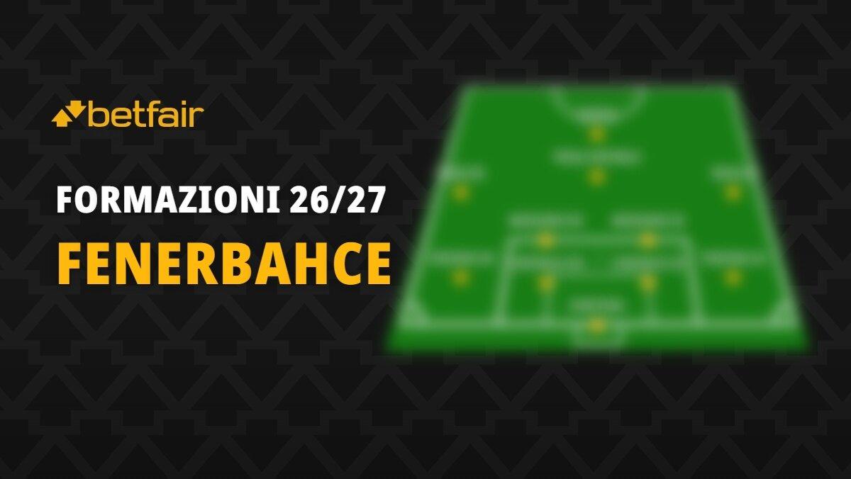 La formazione del Fenerbahce per la stagione 2026-2027