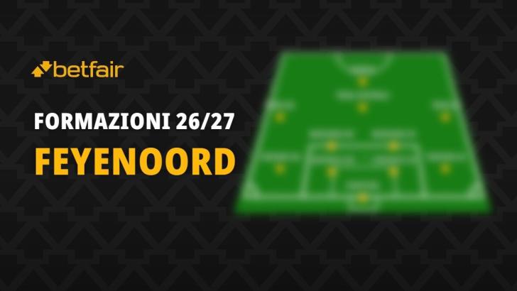 La formazione del Feyenoord per la stagione 2026-2027