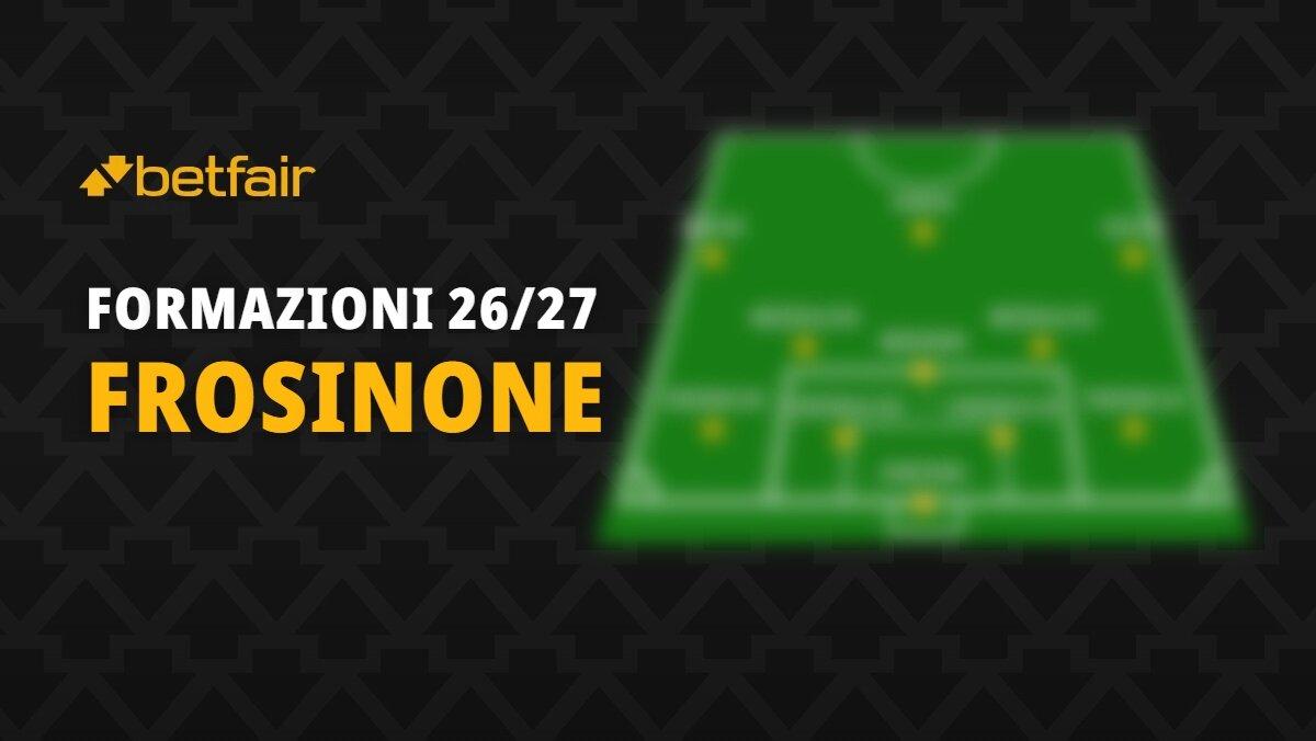 La formazione del Frosinone per la stagione 2026-2027