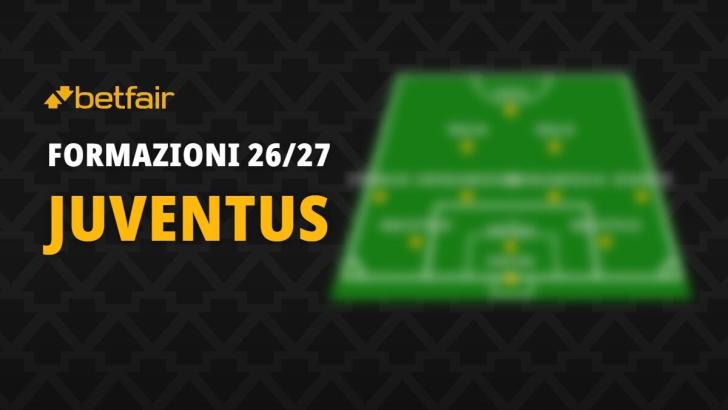 La formazione della Juventus per la stagione 2026-2027