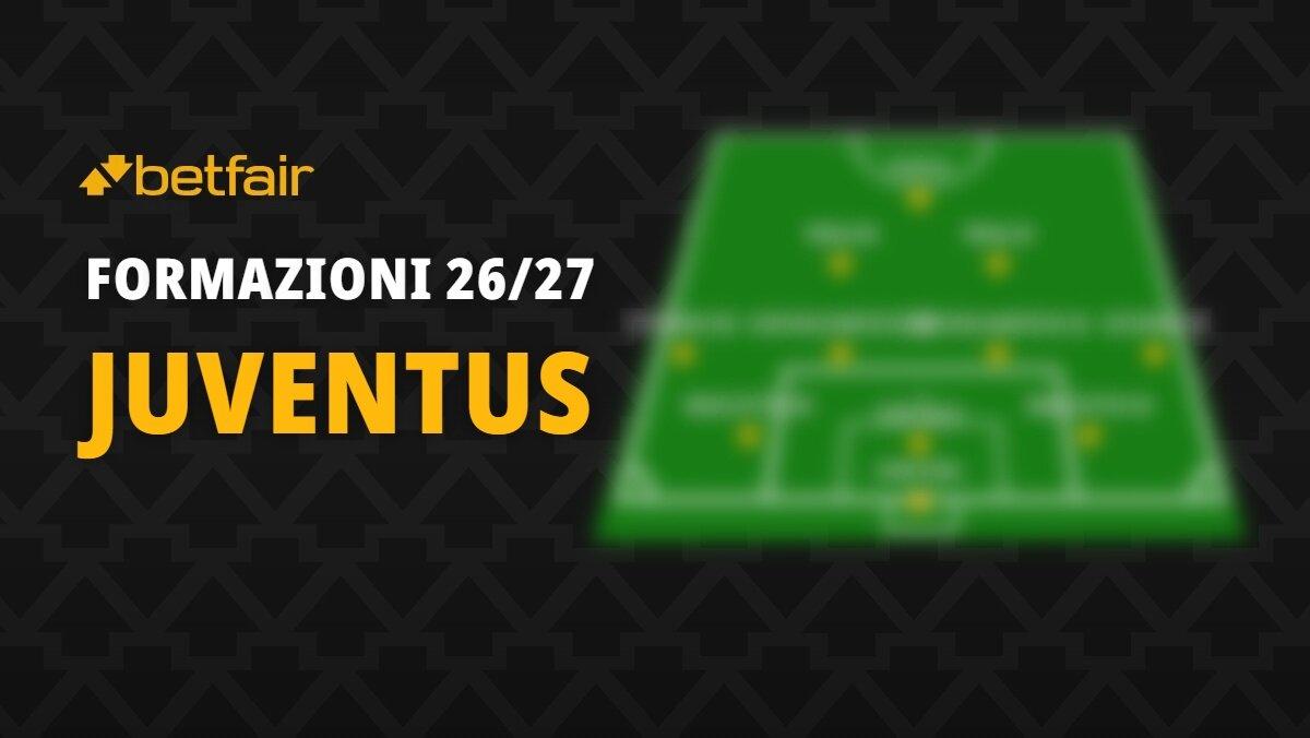 La formazione della Juventus per la stagione 2026-2027