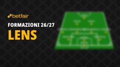 La formazione del Lens per la stagione 2026-2027