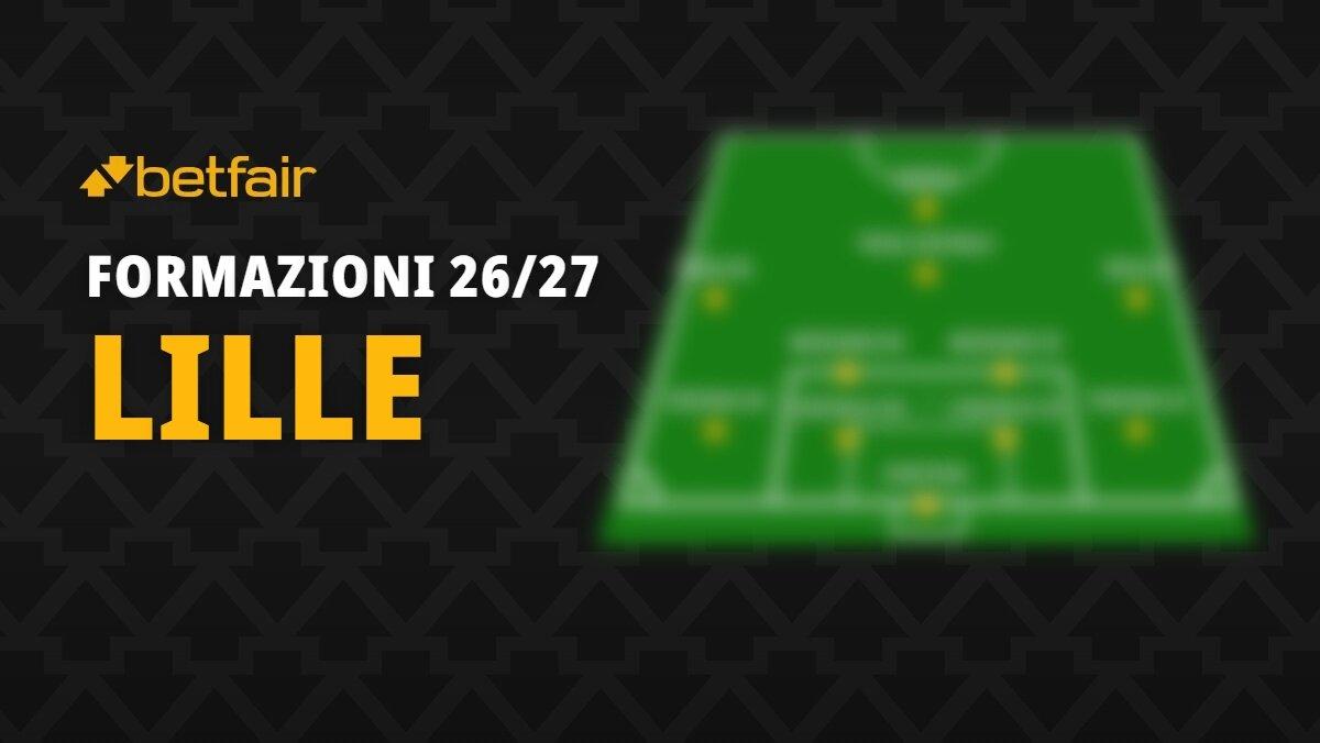 La formazione del Lille per la stagione 2026-2027