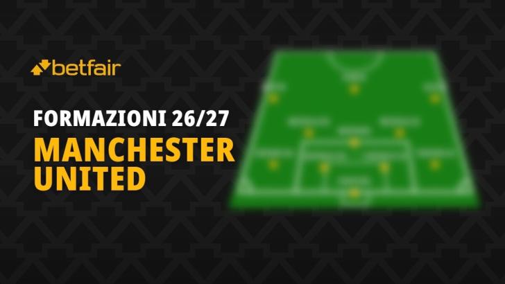 La formazione del Manchester United per la stagione 2026-2027