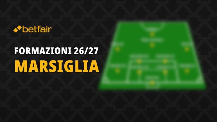 La formazione dell'Olympique Marsiglia per la stagione 2026-2027