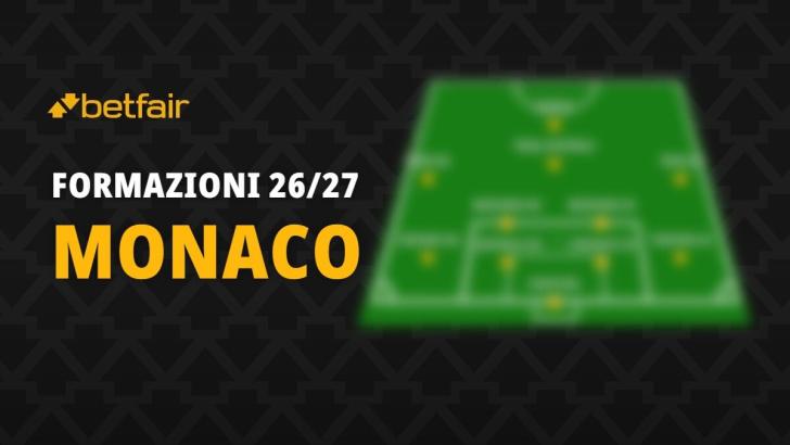 La formazione del Monaco per la stagione 2026-2027