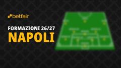 La formazione del Napoli per la stagione 2026-2027