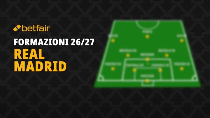 La formazione del Real Madrid per la stagione 2026-2027
