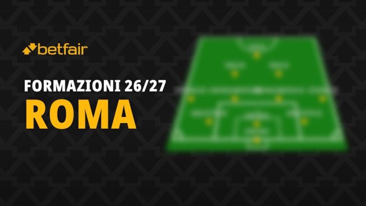 La formazione della Roma per la stagione 2026-2027
