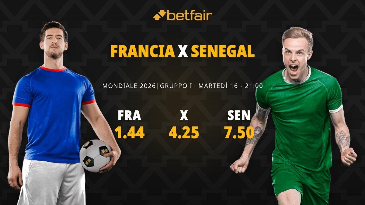 francia senegal pronostico formazioni