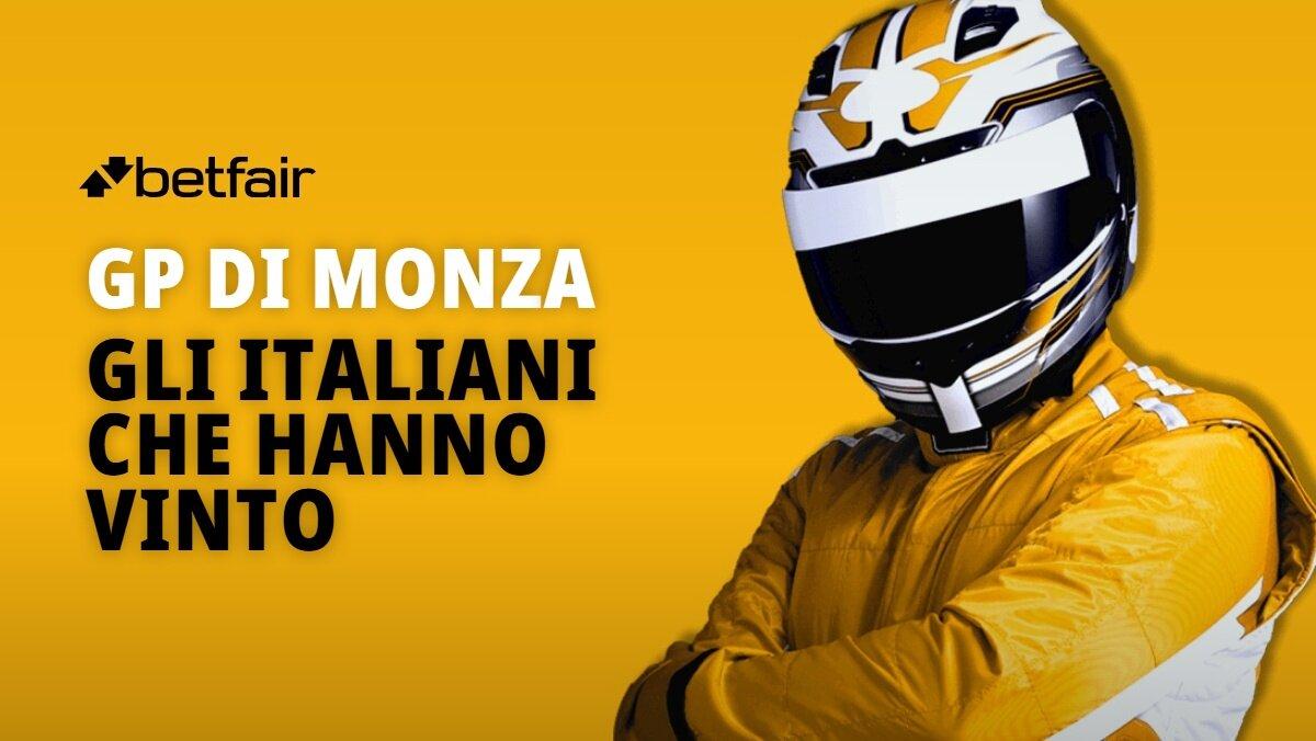 I piloti italiani che hanno vinto il Gran Premio d'Italia a Monza