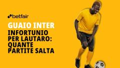 Infortunio per Lautaro Martinez: quante partite salta il capitano dell'Inter