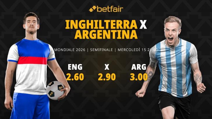 pronoatico inghilterra argentina